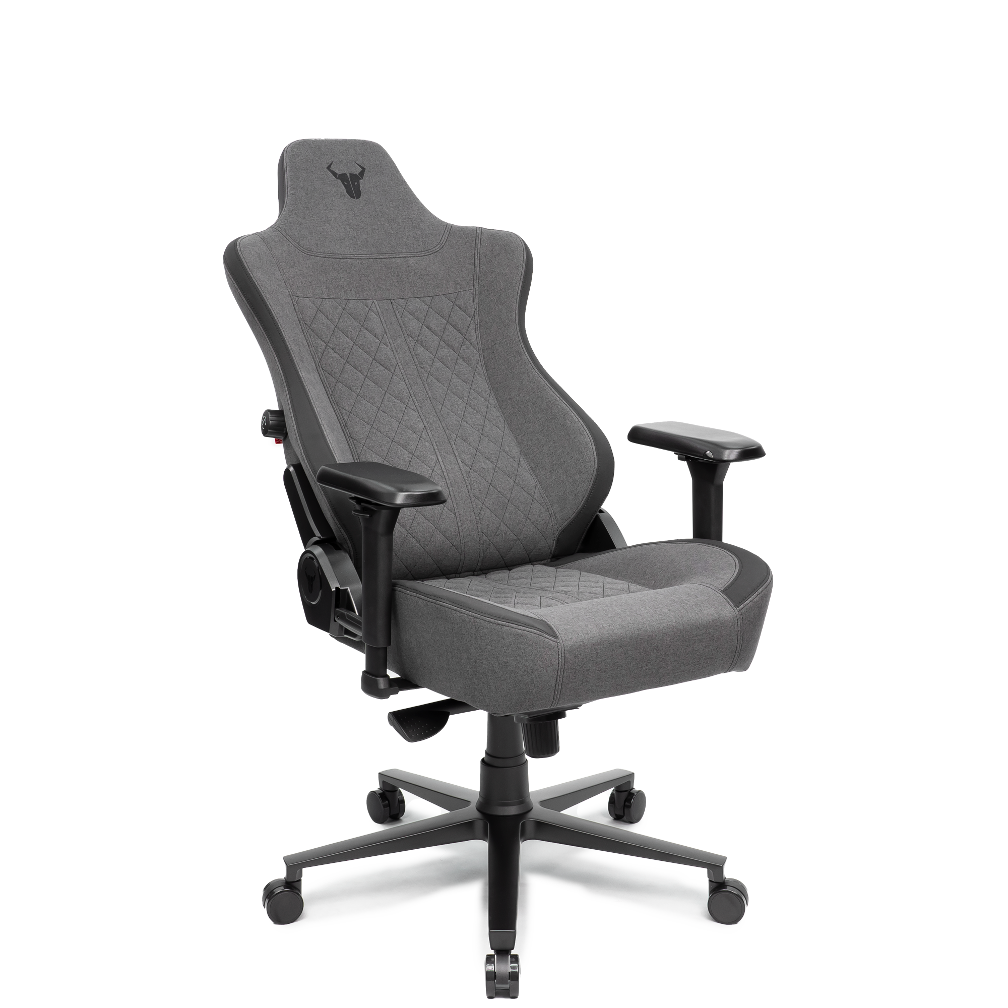 A large main feature product image of EX-DEMO BattleBull Crosshair XL Gaming Chair - Dark Grey Weave