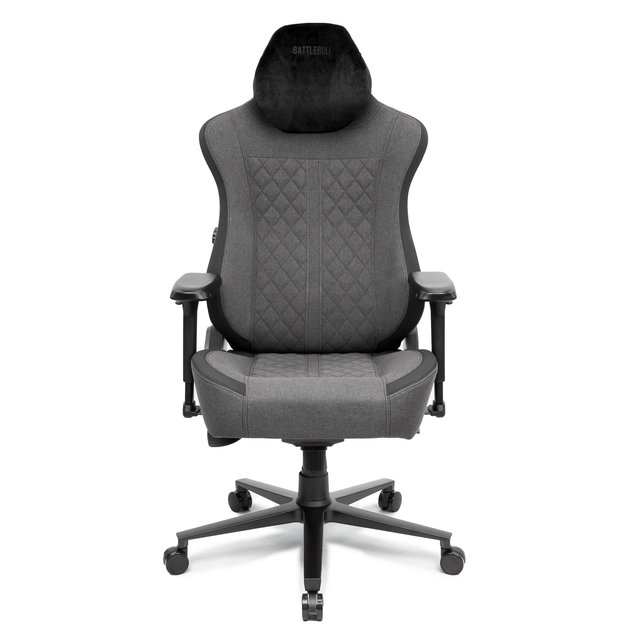 A large main feature product image of EX-DEMO BattleBull Crosshair XL Gaming Chair - Dark Grey Weave