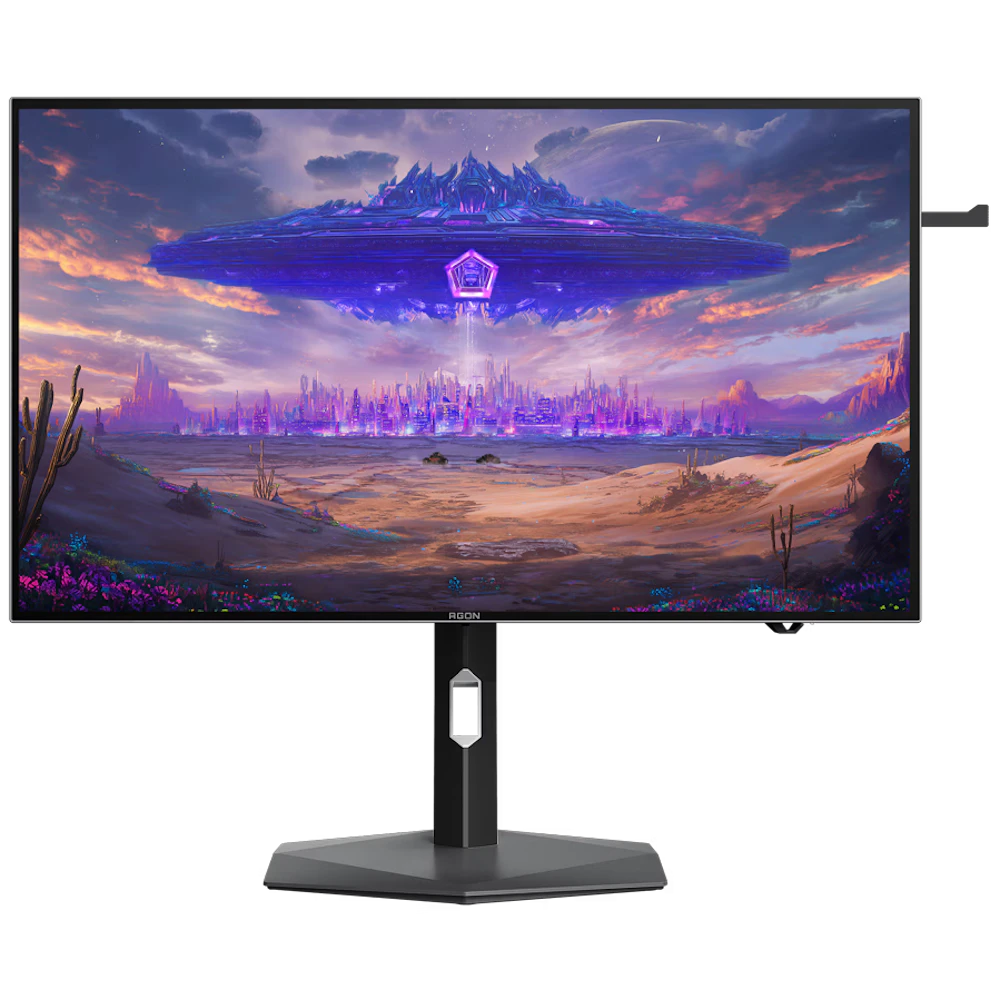 A large main feature product image of AOC AGON Pro AGP327UZD WOLED - 32" 4K 240Hz / 1080p 480Hz 0.03ms Dual-Mode IPS Gaming Monitor