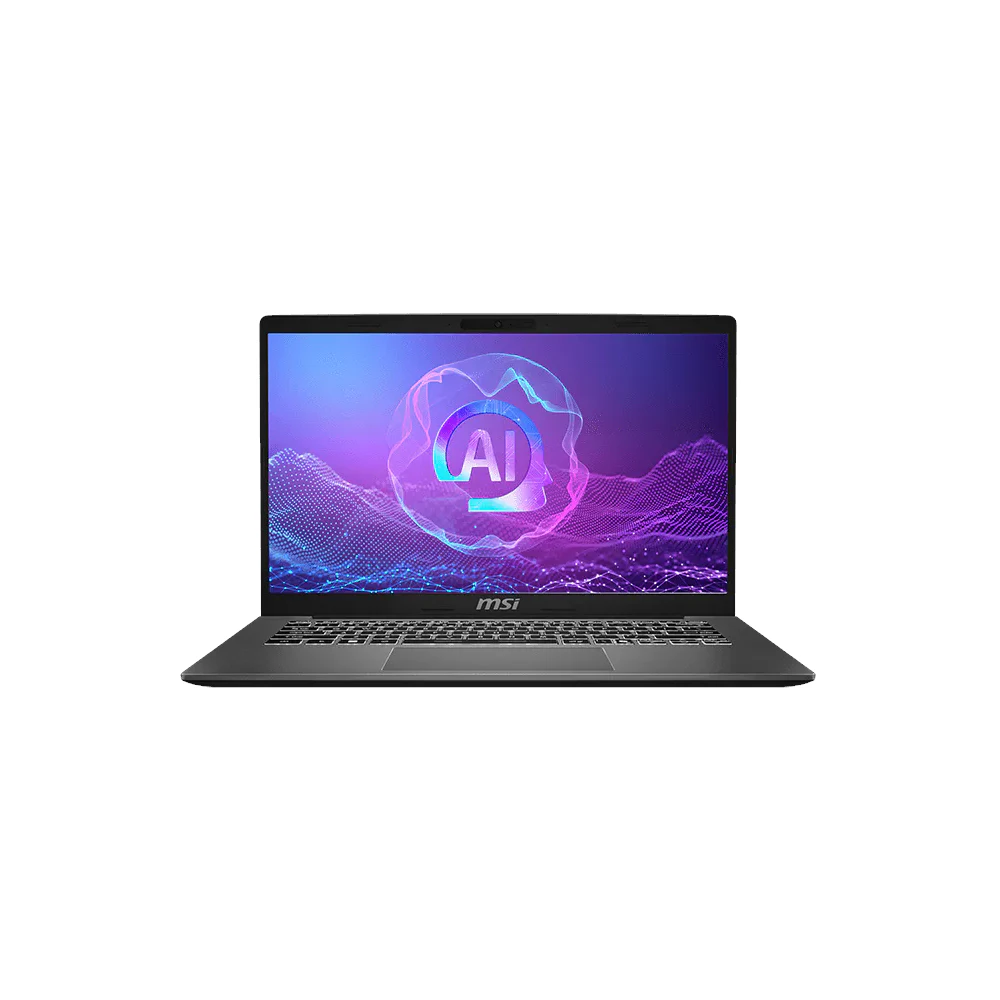 A large main feature product image of MSI Modern A14 AI (F2H) - 14" Ryzen 5 220, 16GB/512GB - Win 11 Notebook