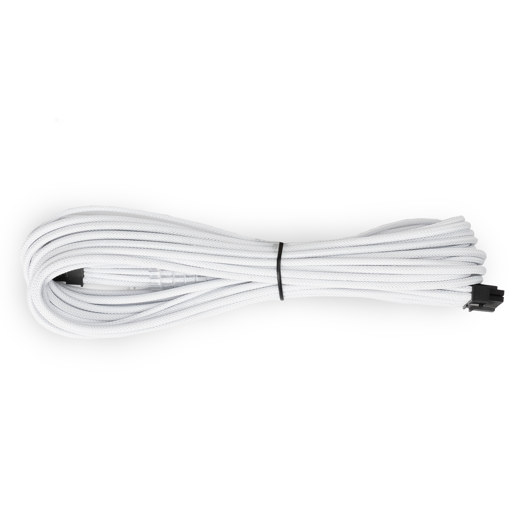 A large main feature product image of EX-DEMO GamerChief 12VHPWR 60cm Male to Male Sleeved Cable (White)