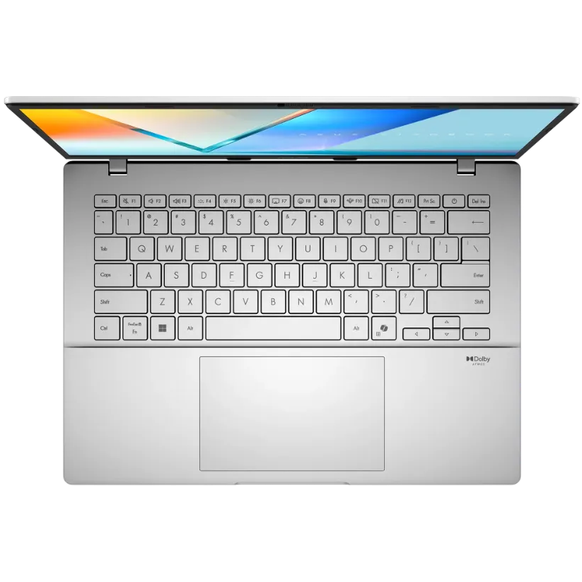 A large main feature product image of ASUS Vivobook S14 (S3407) - 14" OLED, Ultra 7 355, 32GB/512GB - Win 11 Notebook