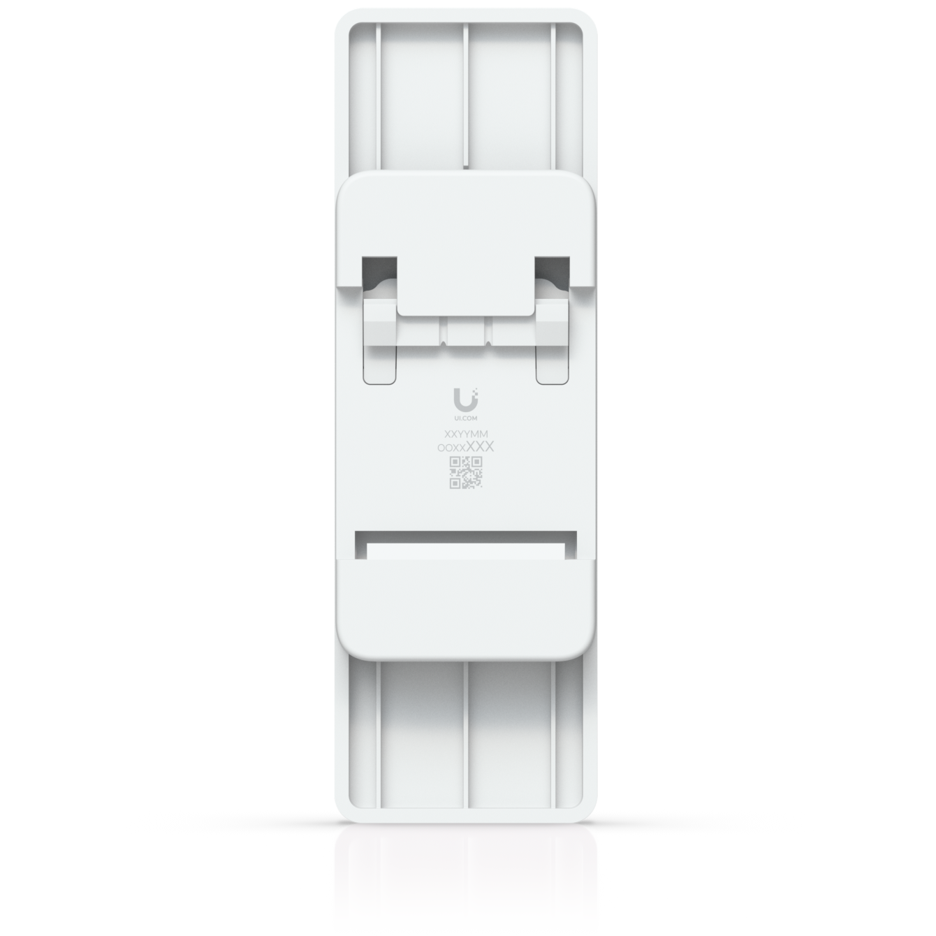 A large main feature product image of Ubiquiti UniFi Switch DIN Rail Mount