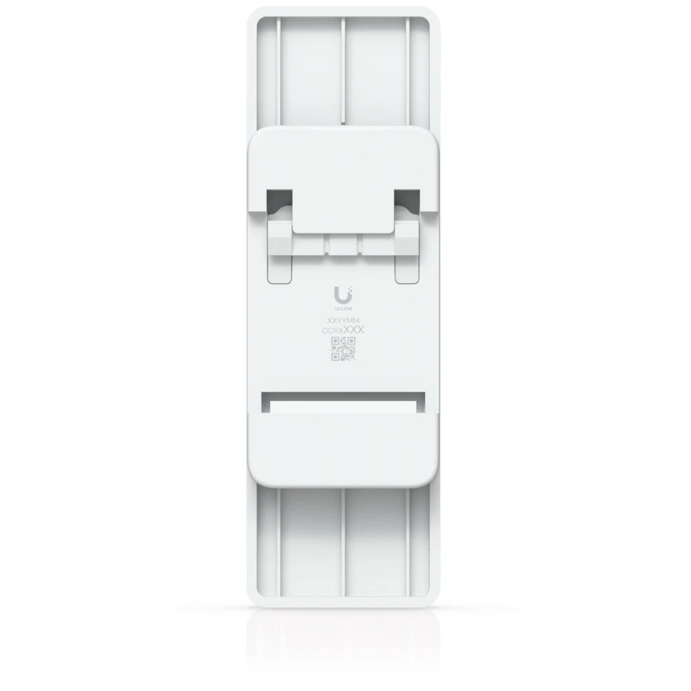 A large main feature product image of Ubiquiti UniFi Switch DIN Rail Mount