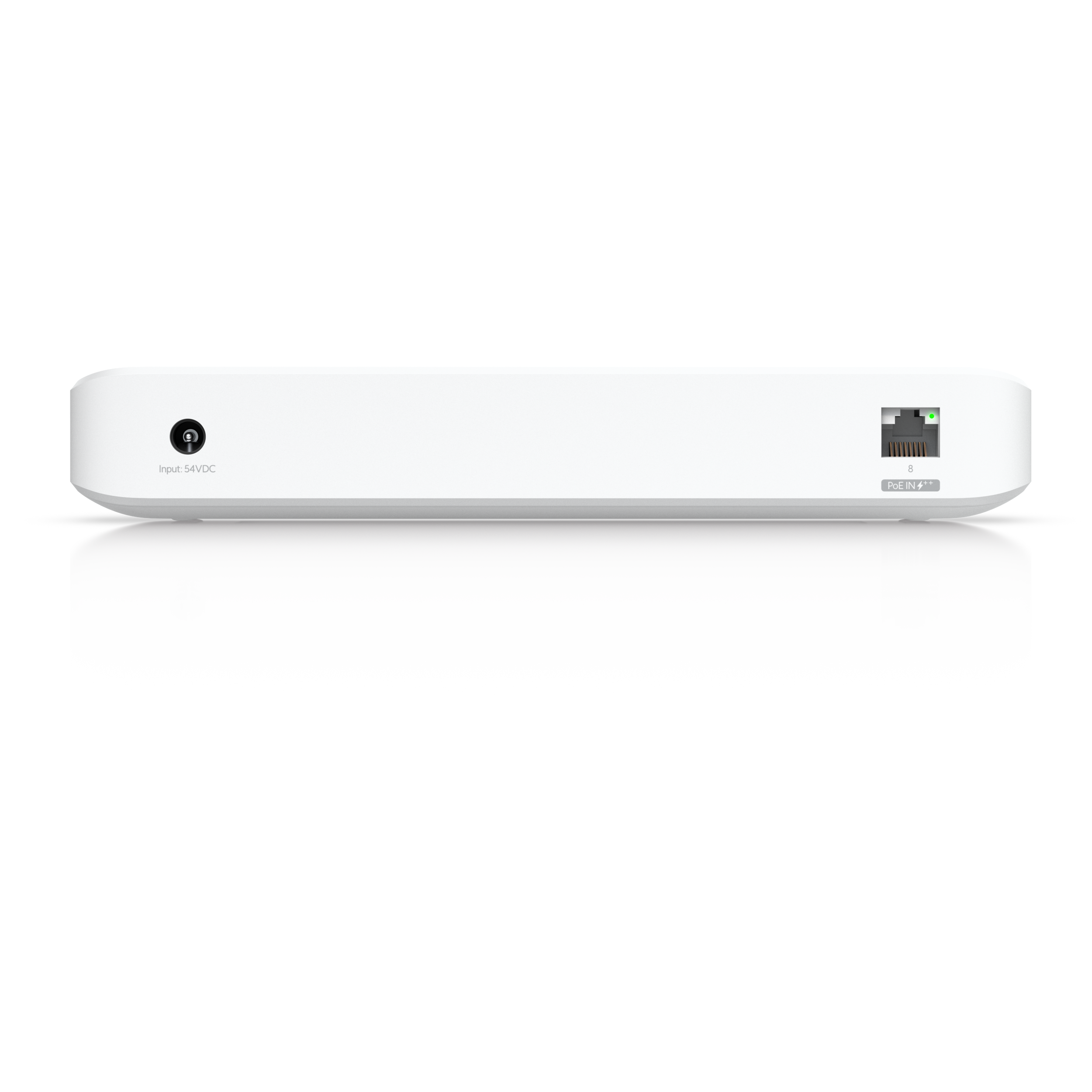 A large main feature product image of Ubiquiti UniFi Ultra 8-Port 1GbE Layer 2 PoE Switch