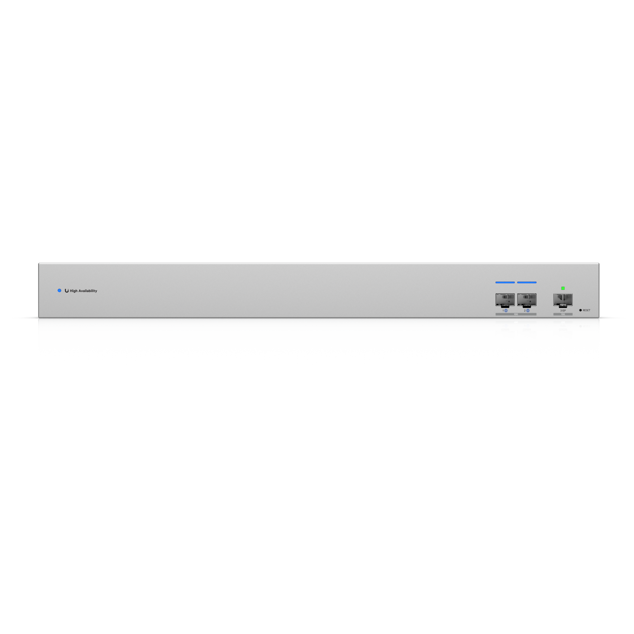 A large main feature product image of Ubiquiti UniFi 10GbE SFP+ WAN Switch