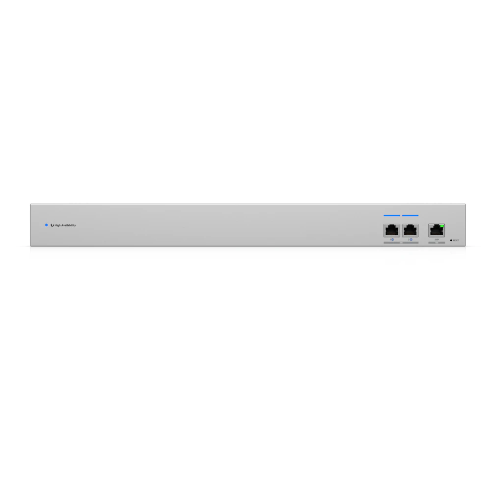 A large main feature product image of Ubiquiti UniFi 10GbE WAN Switch