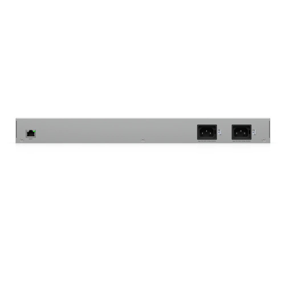 A large main feature product image of Ubiquiti UniFi 10GbE WAN Switch