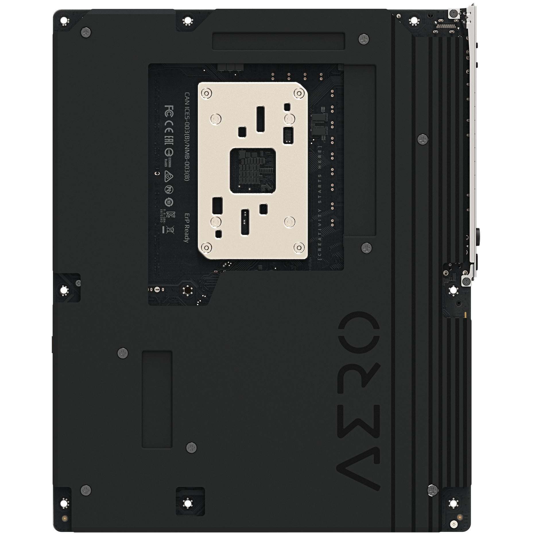 A large main feature product image of Gigabyte X870E Aero X3D Dark Wood AM5 ATX Desktop Motherboard
