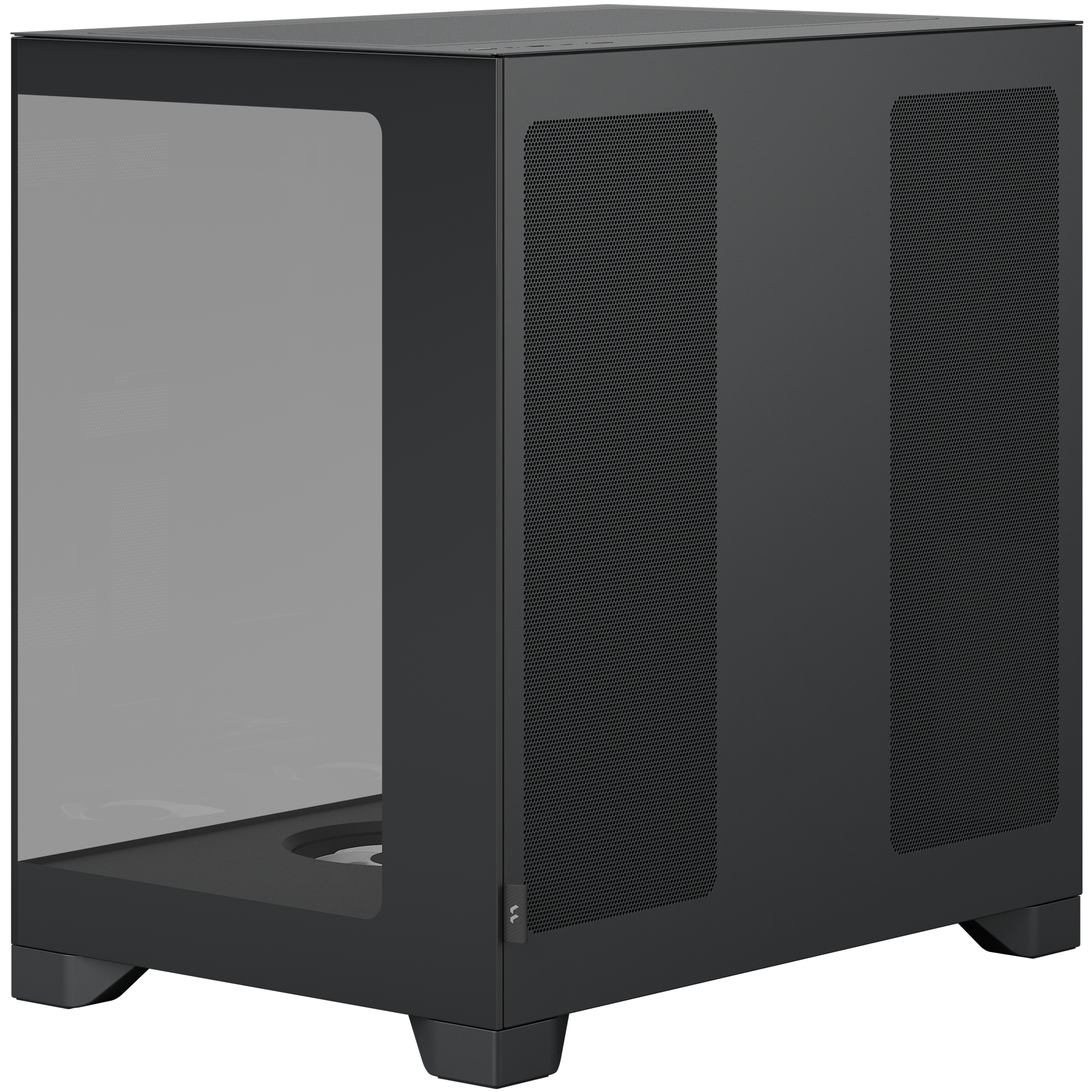 A large main feature product image of Fractal Design Pop 2 Vision RGB TG Mid Tower Case (Black)