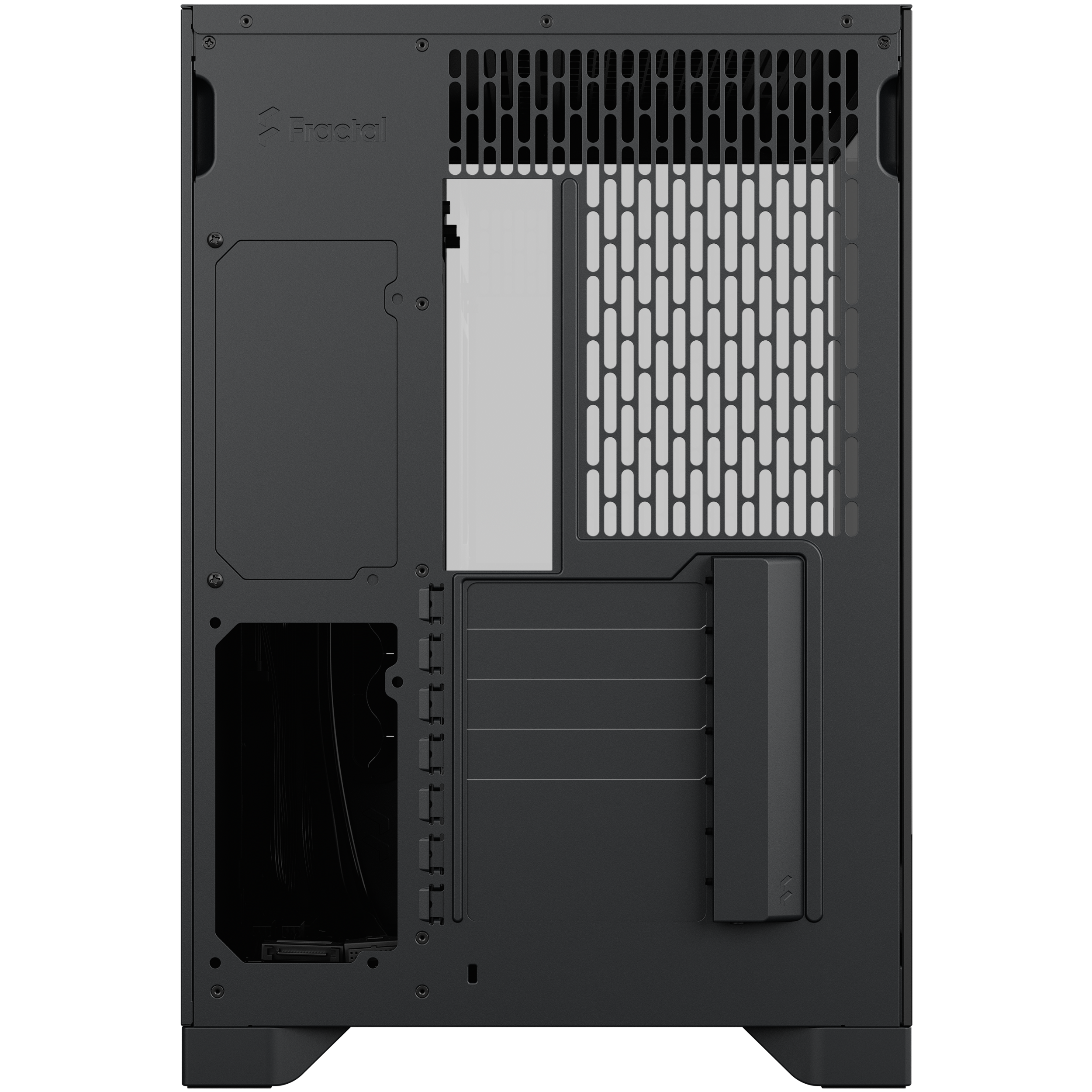 A large main feature product image of Fractal Design Pop 2 Vision RGB TG Mid Tower Case (Black)