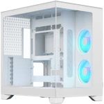 A small tile product image of Fractal Design Pop 2 Vision RGB TG Mid Tower Case (White)