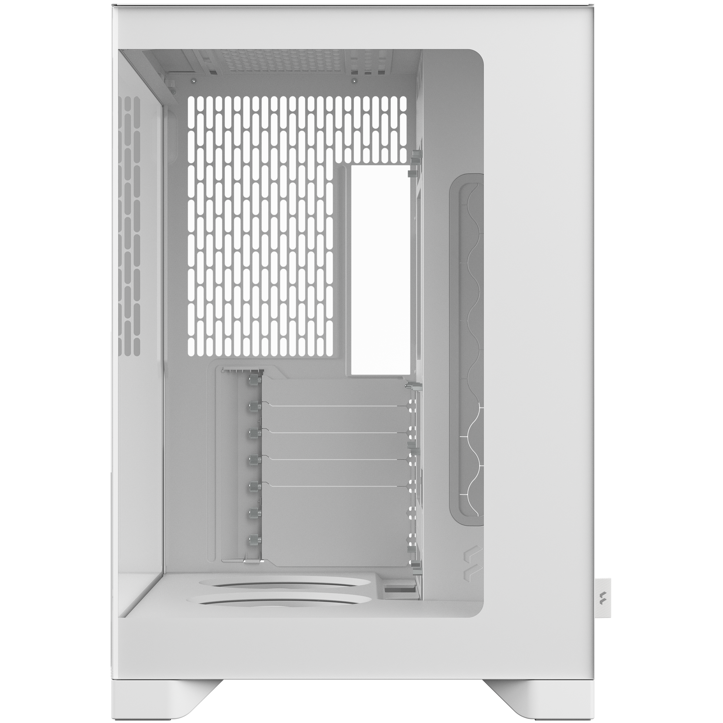 A large main feature product image of Fractal Design Pop 2 Vision RGB TG Mid Tower Case (White)