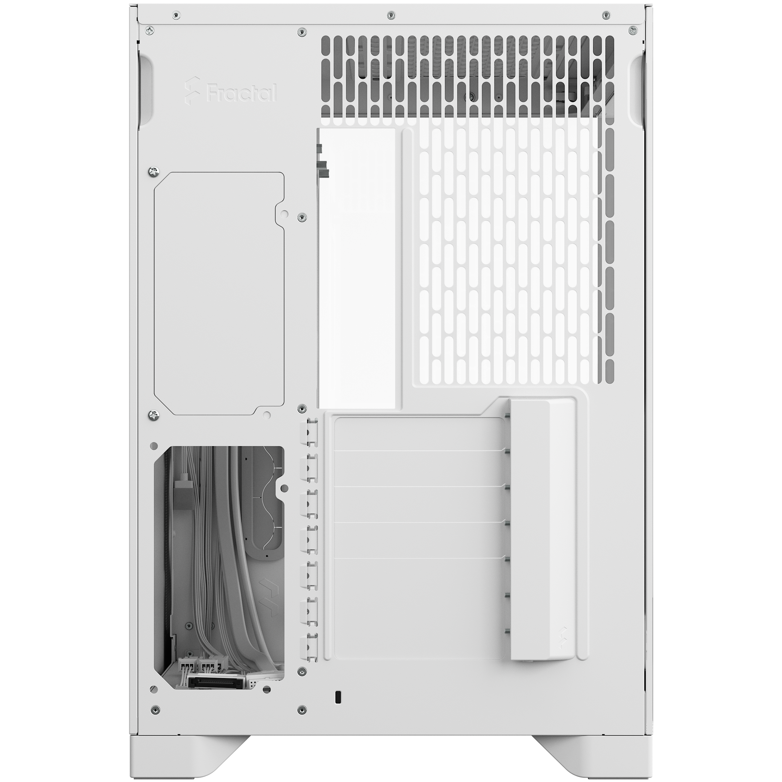 A large main feature product image of Fractal Design Pop 2 Vision RGB TG Mid Tower Case (White)