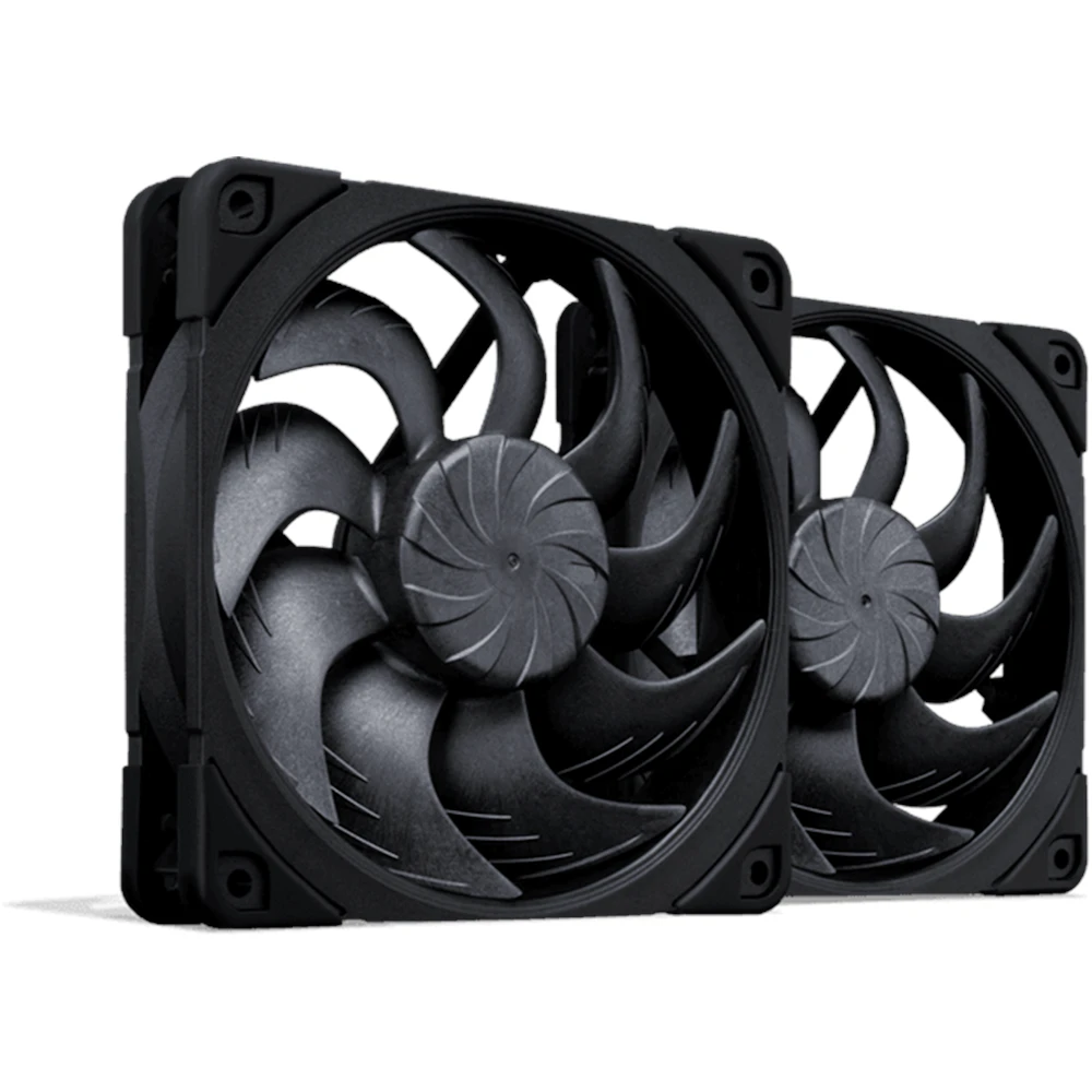 A large main feature product image of Noctua NF-A12X25 G2 PWM Chromax Black - 120mm x 25mm 1800RPM Cooling Fan (2 Pack)