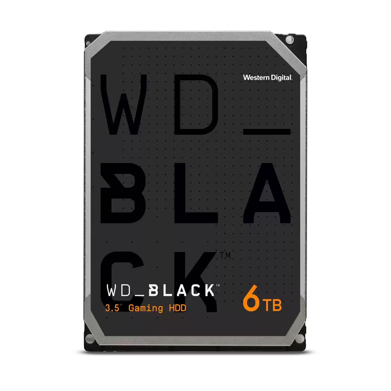 A large main feature product image of EX-DEMO WD_BLACK 3.5" Gaming HDD - 6TB 256MB 