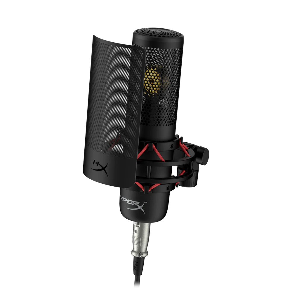 A large main feature product image of EX-DEMO HyperX ProCast - XLR Condenser Microphone