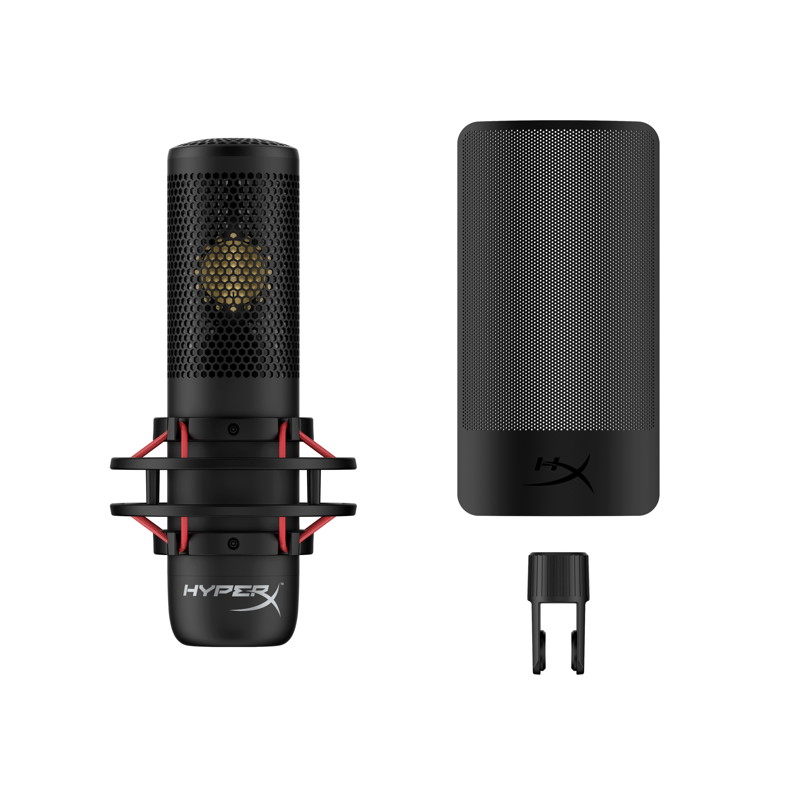 A large main feature product image of EX-DEMO HyperX ProCast - XLR Condenser Microphone