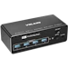 A product image of Volans HDMI and DP Dual Monitor (8K@60Hz) KVM Switch with 4xUSB3.0