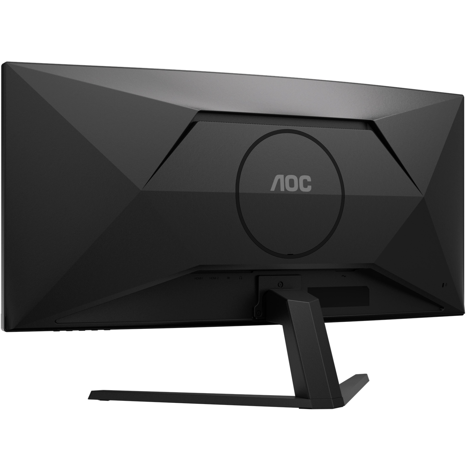 A large main feature product image of AOC CU34B3E - 34" Curved 3K  Ultrawide 120Hz VA Monitor