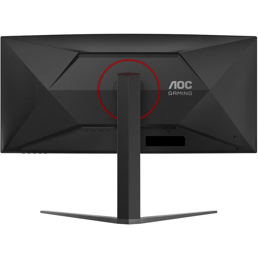 A large main feature product image of AOC AGON CU34G4H - 34" Curved 3K 1440p 200Hz 0.3ms Fast VA Gaming Monitor
