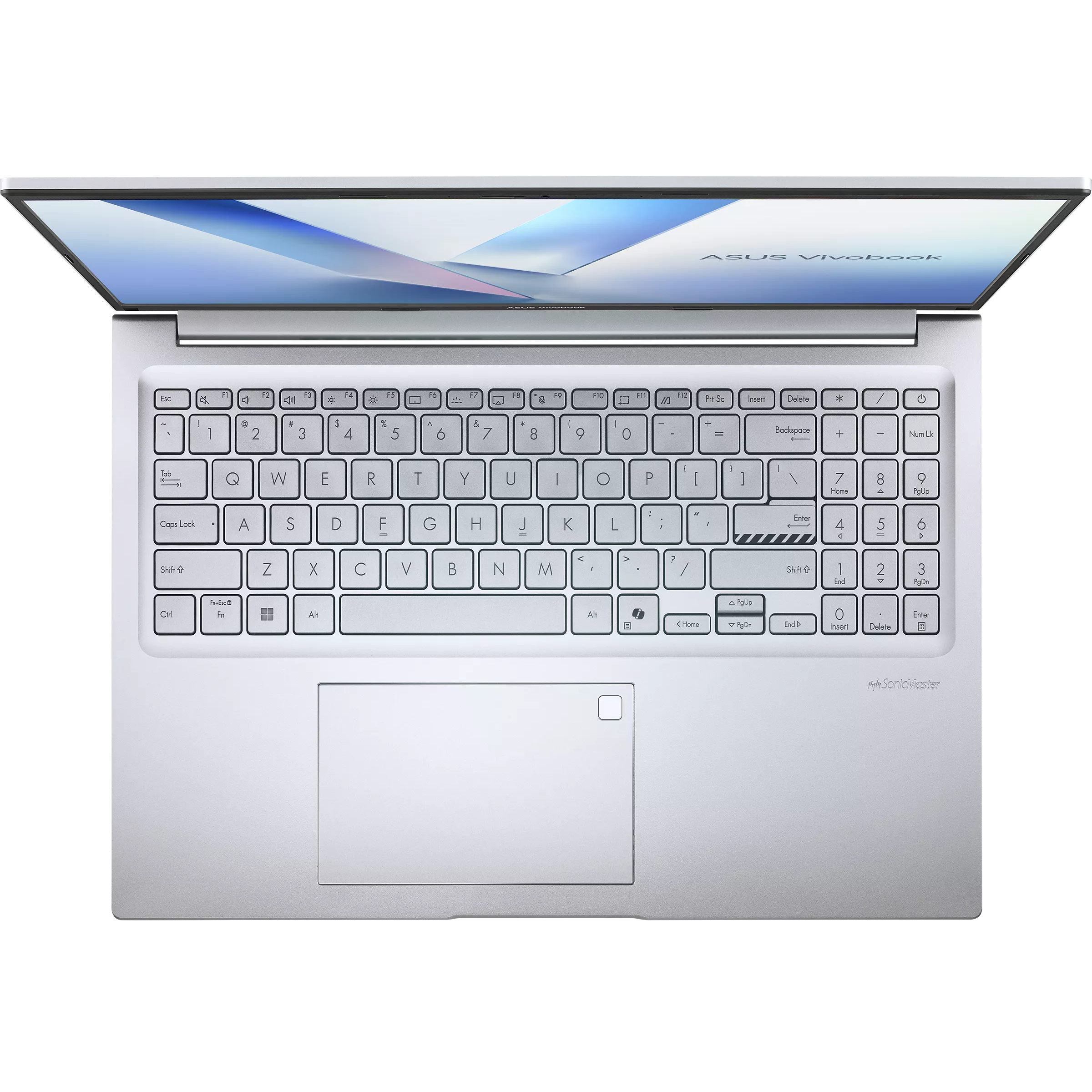 A large main feature product image of EX-DEMO ASUS Vivobook 16 - 16" OLED, Ryzen 7 170, 16GB/512GB - Win 11 Notebook