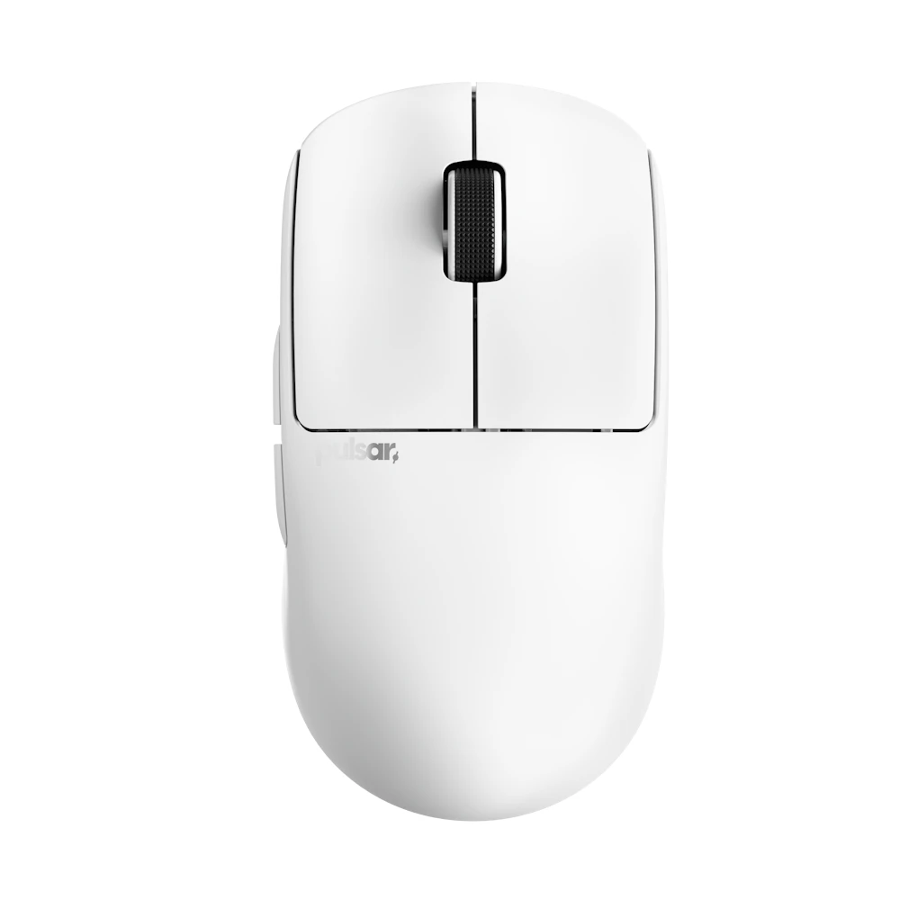 A large main feature product image of EX-DEMO Pulsar X2 CrazyLight - 35g Ultra-Lightweight Wireless Gaming Mouse (Uyuni White)