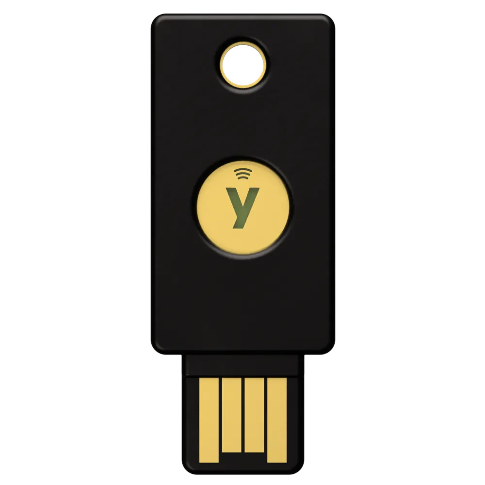 A large main feature product image of EX-DEMO Yubico YubiKey 5 USB-A NFC FIPS Security Key