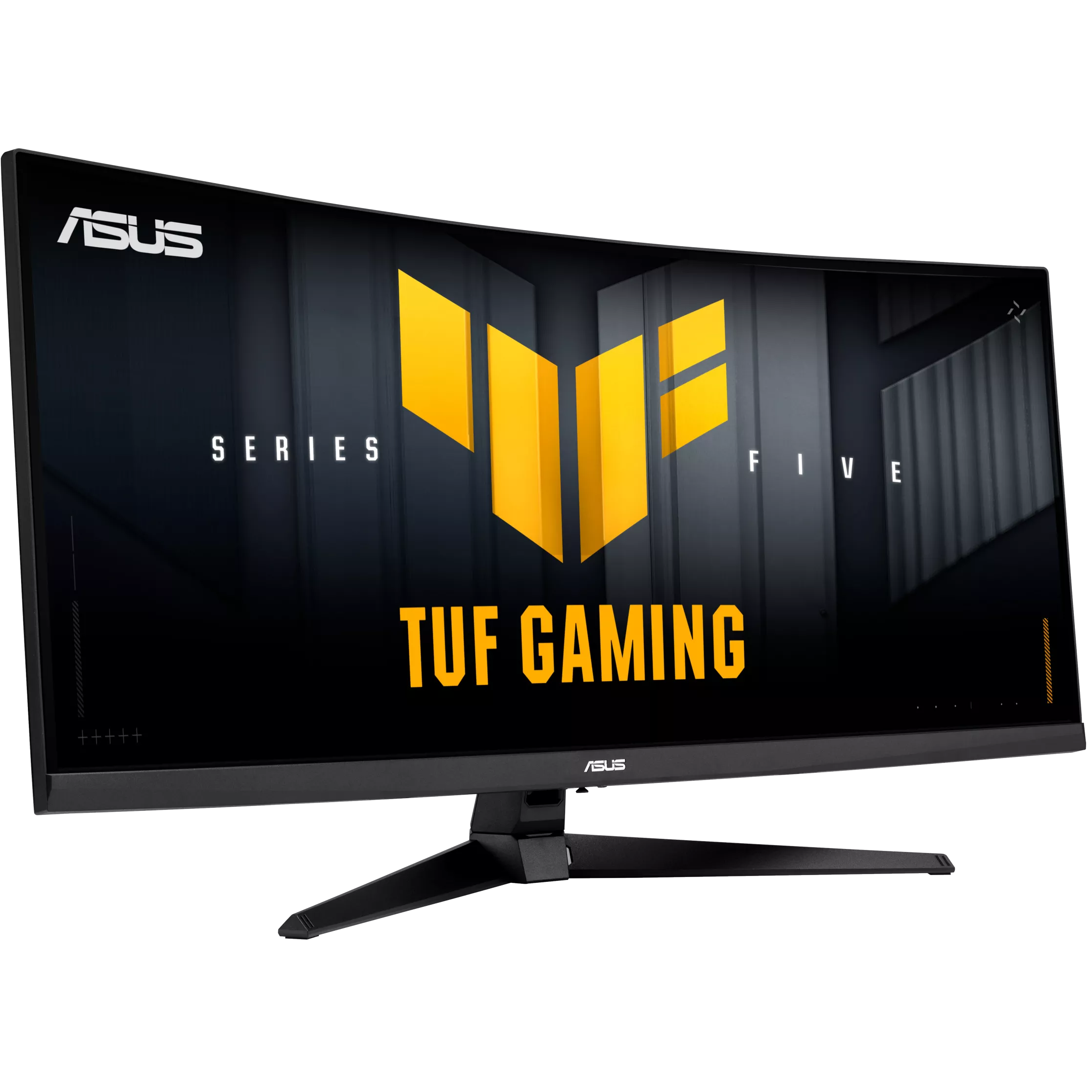A large main feature product image of ASUS TUF Gaming VG34WQ5A - 34"  Curved 1440p 200Hz VA GAming Monitor