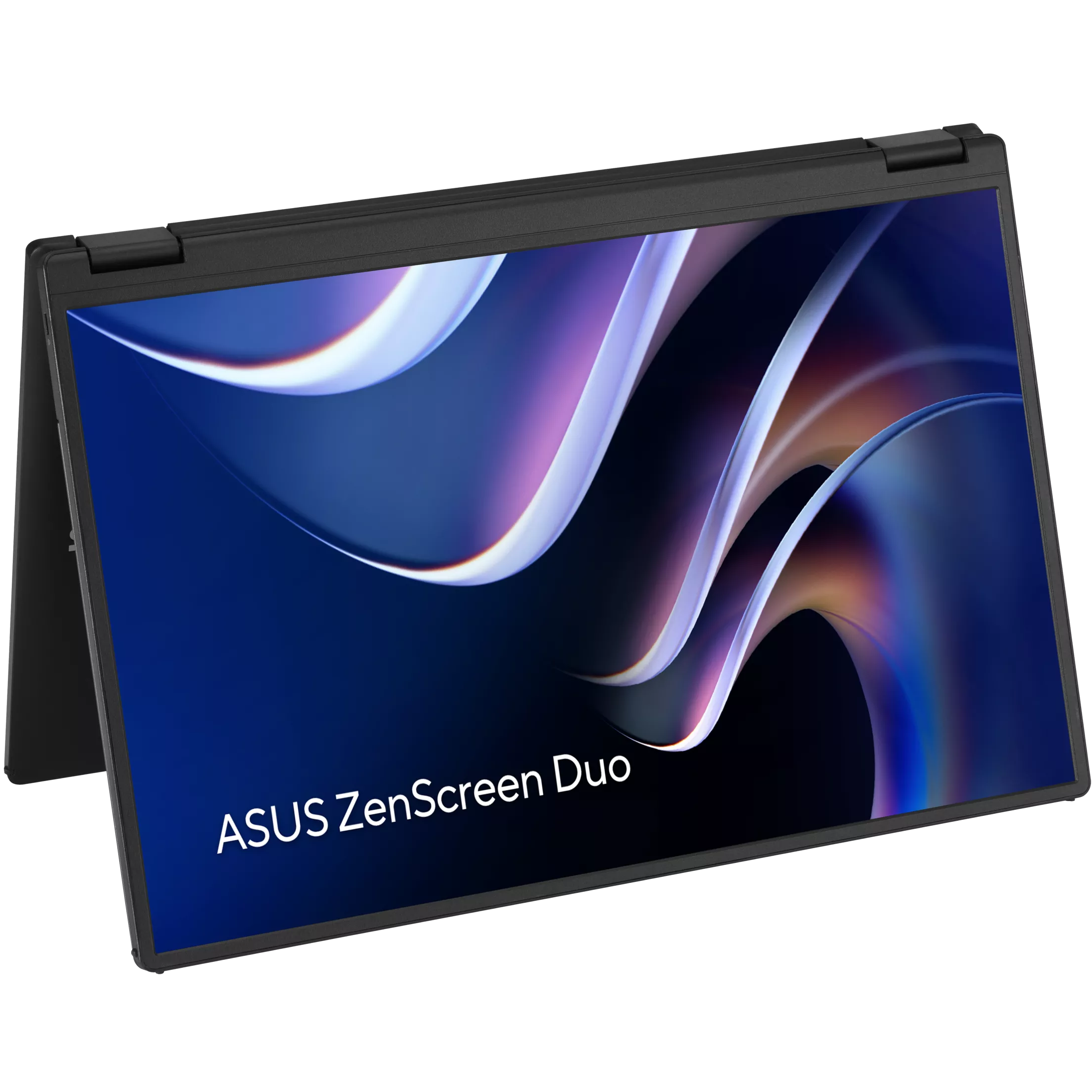 A large main feature product image of ASUS ZenScreen Duo MB14FCD - Dual 14" 1200p 60Hz 360° Foldable IPS Portable Monitors