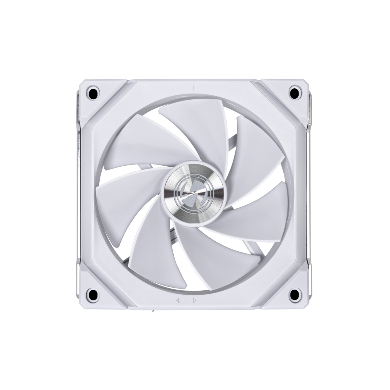 A large main feature product image of EX-DEMO Lian Li UNI FAN SL120 V2 - 120mm Reverse Blade Modular Fan (White)
