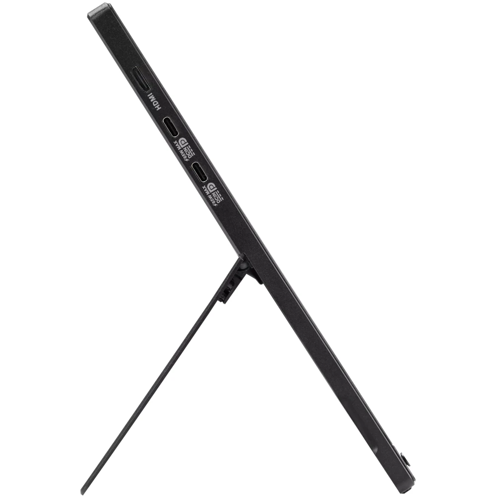 A large main feature product image of ASUS ZenScreen MB16AHVE - 16" 1080p 60Hz IPS USB-C Power Pass Through Portable Monitor