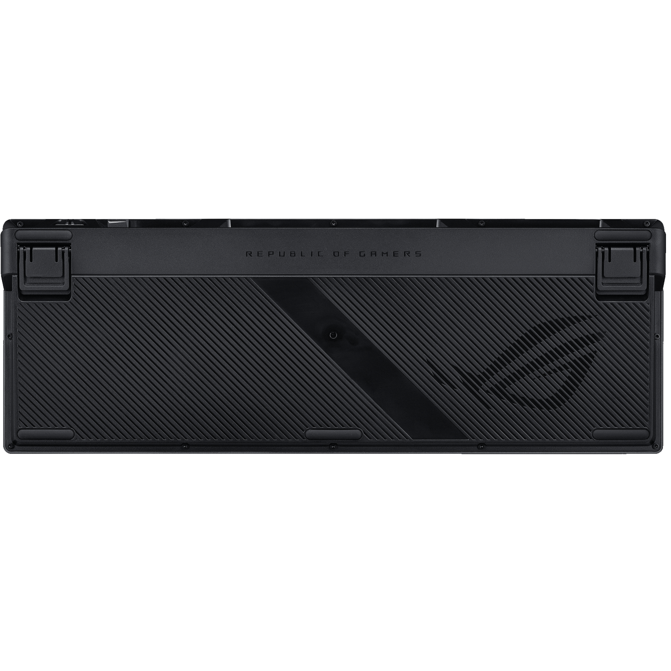 A large main feature product image of ASUS ROG Azoth 96 HE  Wireless Mechanical Gaming Keyboard - ROG HFX V2 Magnetic Switch (Black)