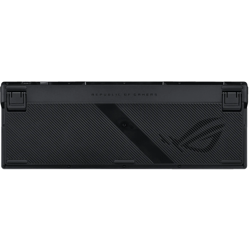 A large main feature product image of ASUS ROG Azoth 96 HE Wireless Mechanical Gaming Keyboard - ROG HFX V2 Magnetic Switch (Black)