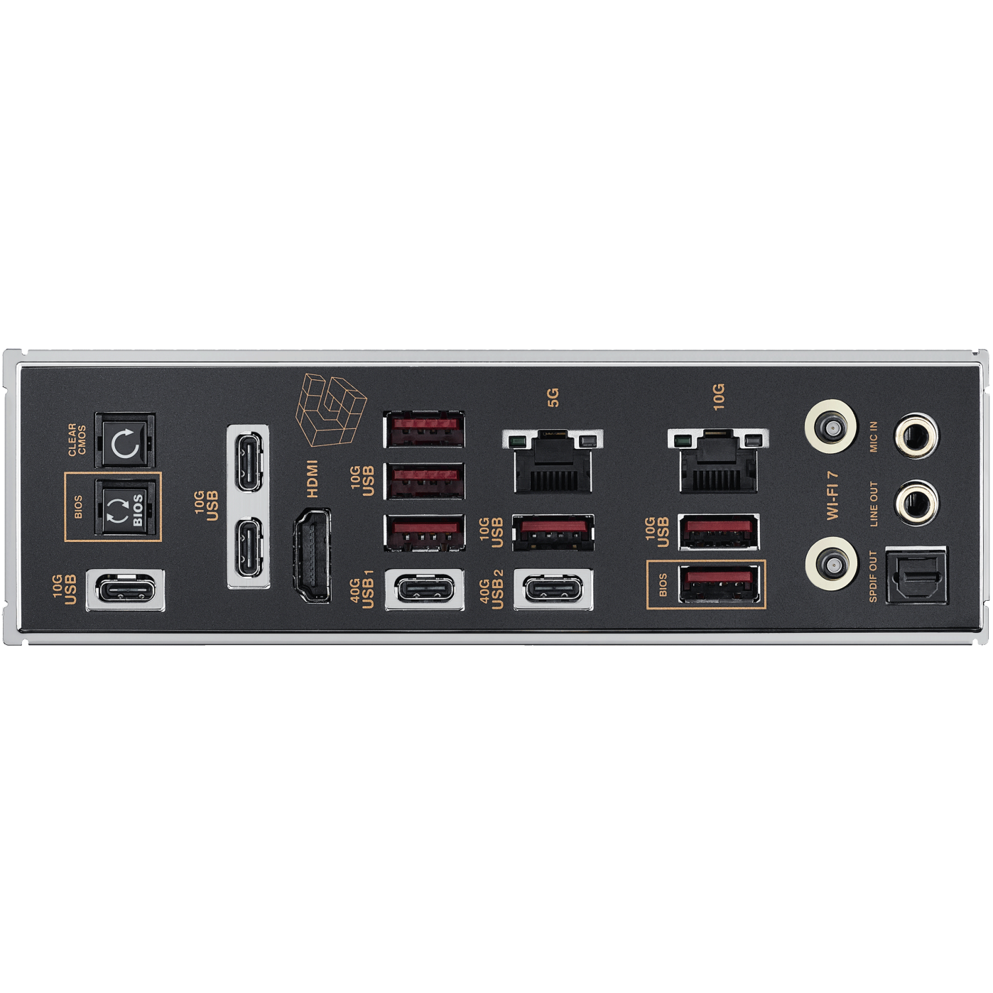A large main feature product image of ASUS ROG Crosshair X870E 2006 AM5 ATX Desktop Motherboard