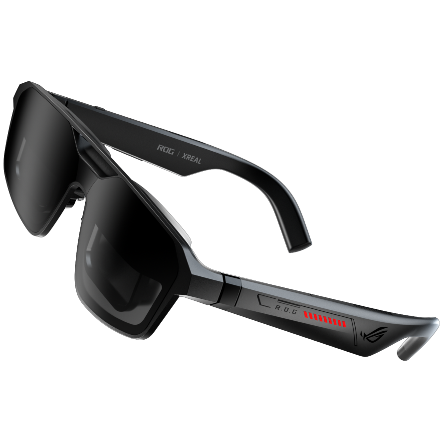 A large main feature product image of ASUS ROG XREAL R1 240Hz 0.01ms Micro OLED Gaming Glasses