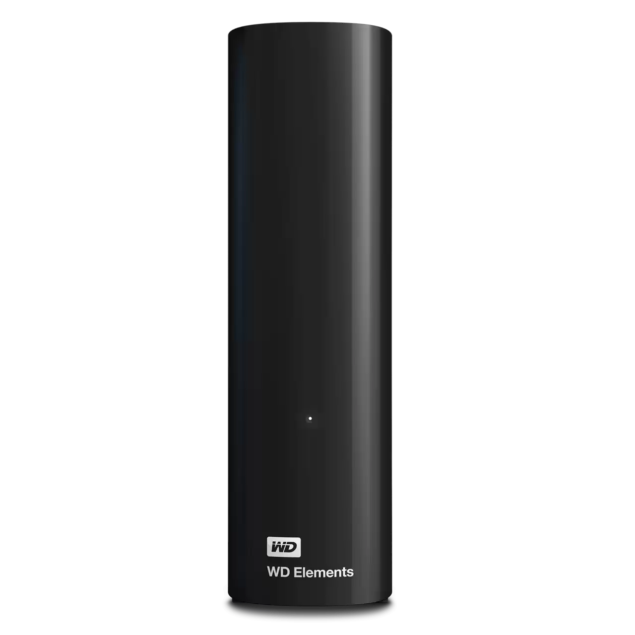 A large main feature product image of EX-DEMO WD Elements External HDD - 8TB Black 