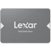 A product image of Lexar NS100 SATA III 2.5" SSD - 256GB
