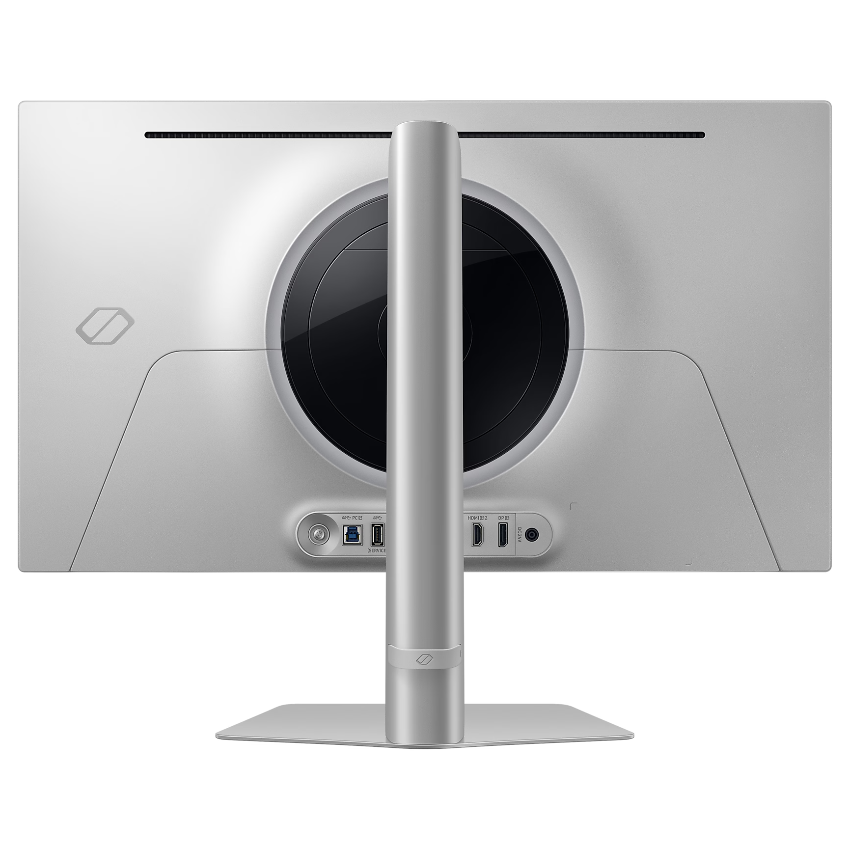 A large main feature product image of EX-DEMO Samsung Odyssey OLED G6 - 27" 1440p 240Hz 0.03ms Gaming Monitor