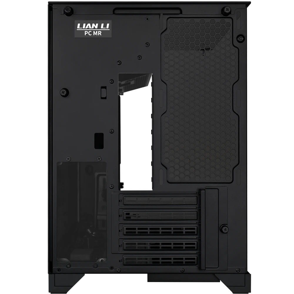 A large main feature product image of Lian Li O11 Vision-M Micro Tower Case (Black)