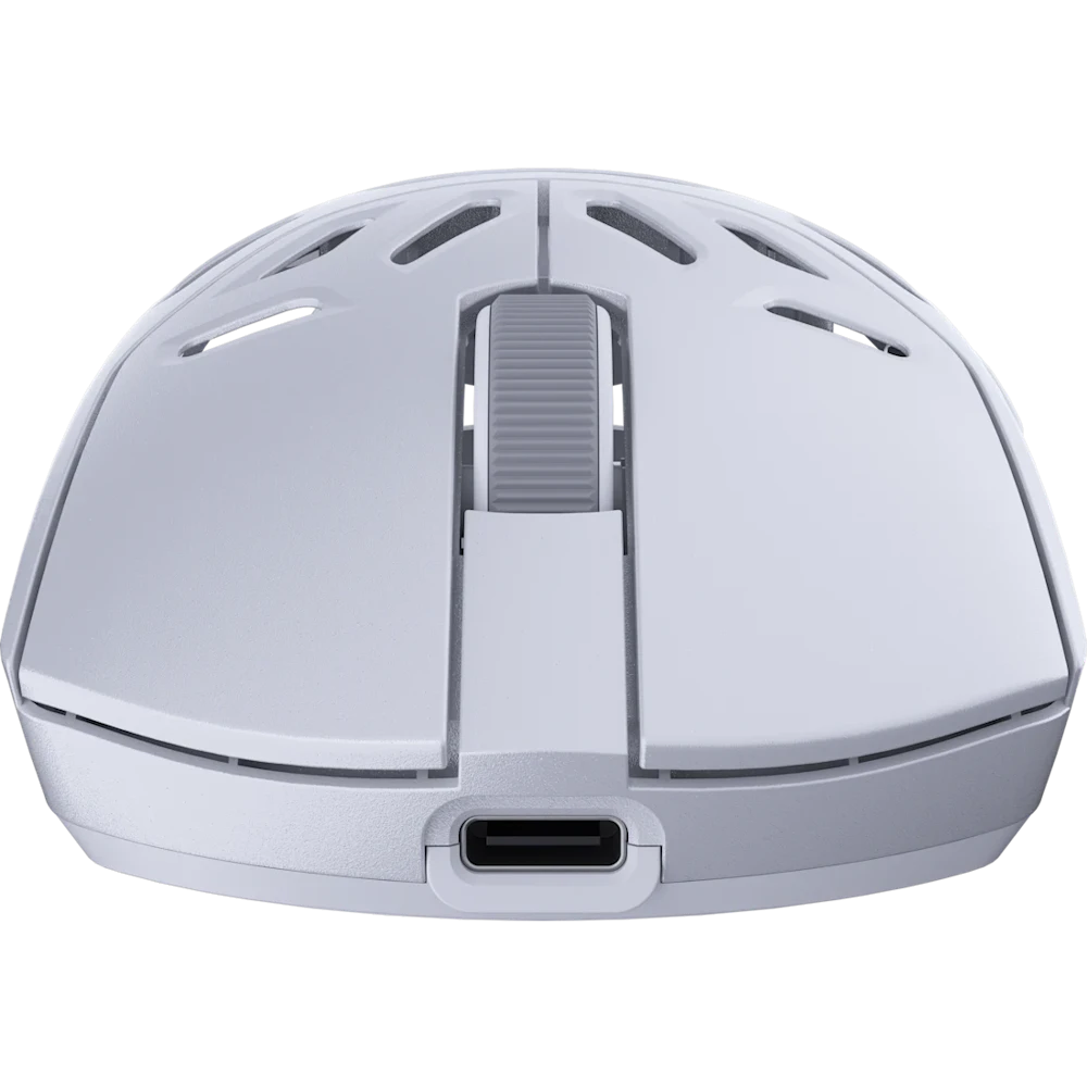 A large main feature product image of Corsair SABRE v2 PRO WIRELESS MG Gaming Mouse (White)
