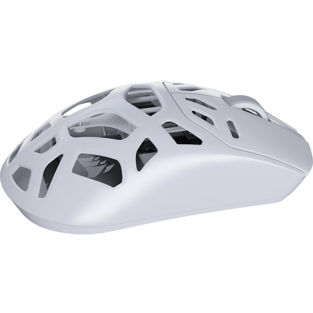A large main feature product image of Corsair SABRE v2 PRO WIRELESS MG Gaming Mouse (White)
