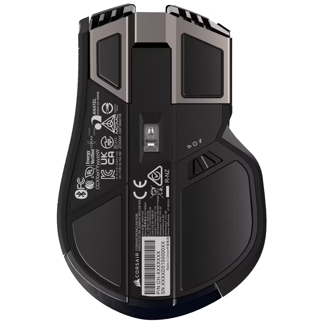 A large main feature product image of Corsair IRONCLAW WIRELESS SE Gaming Mouse