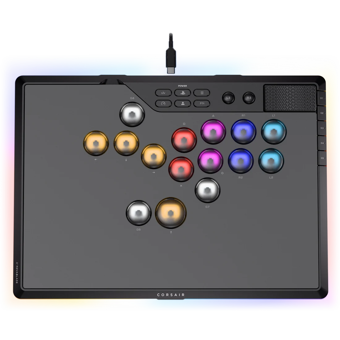 A large main feature product image of Novablade Pro Wireless Hall Effect Leverless Controller
