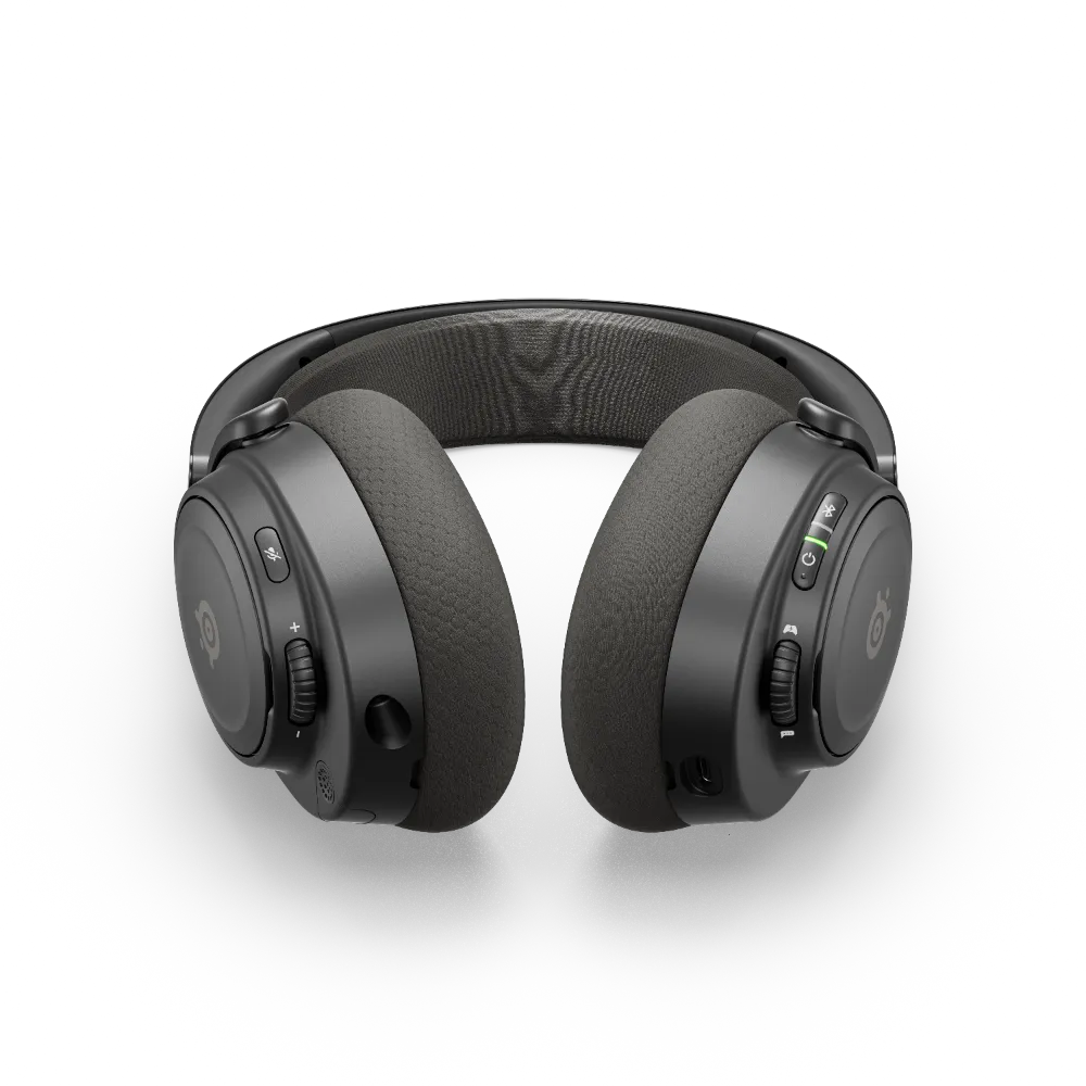 A large main feature product image of SteelSeries Arctis Nova 7 Gen 2 - Wireless Gaming Headset - Black