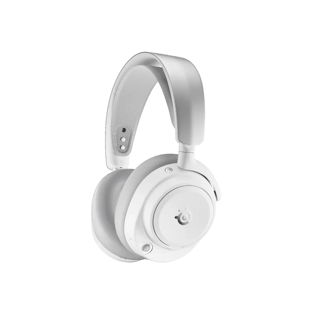 A large main feature product image of SteelSeries Arctis Nova Pro Omni - Wireless Gaming Headset - White
