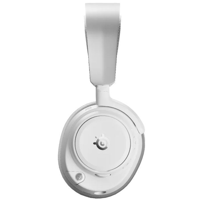 A large main feature product image of SteelSeries Arctis Nova Pro Omni - Wireless Gaming Headset - White