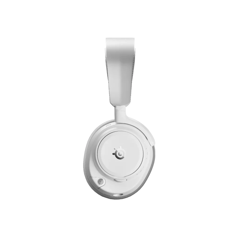 A large main feature product image of SteelSeries Arctis Nova Pro Omni - Wireless Gaming Headset - White