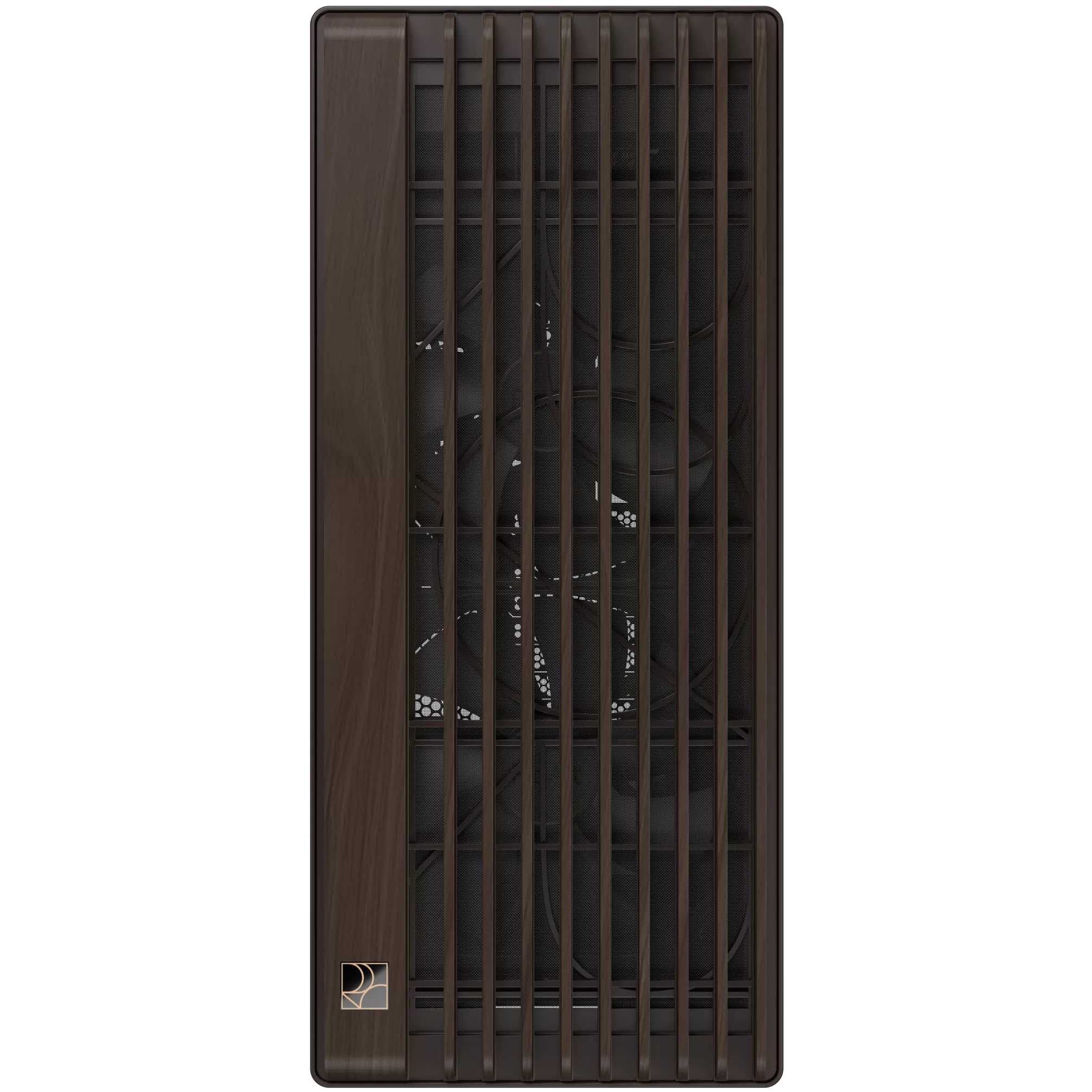 A large main feature product image of ASUS ProArt PA602 Wood Edition Mid Tower Case - Retro Brown