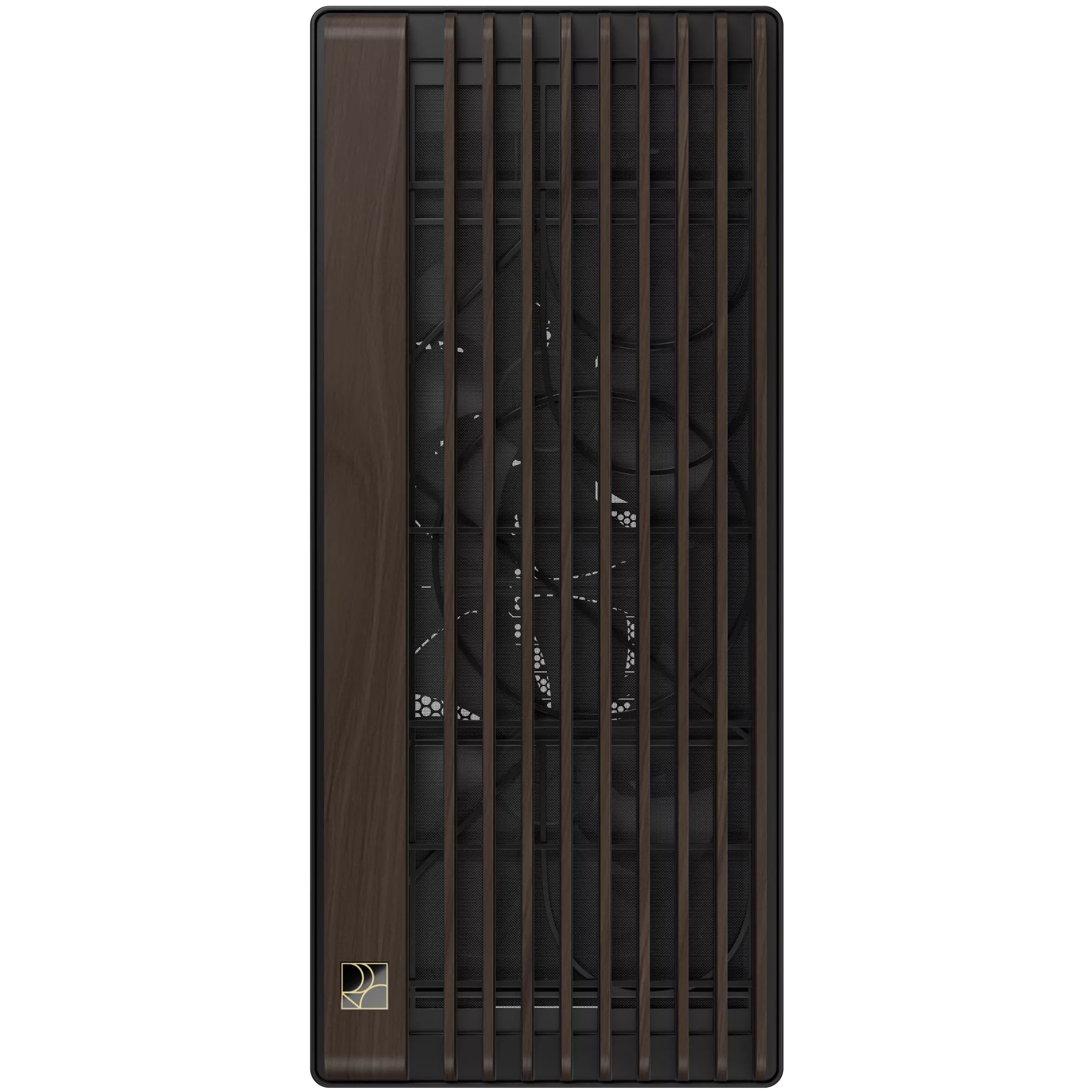 A large main feature product image of ASUS ProArt PA602 Wood Edition Mid Tower Case - Modern Black